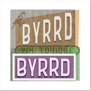 Byrrd Vintage French Signage Art Posters and Art